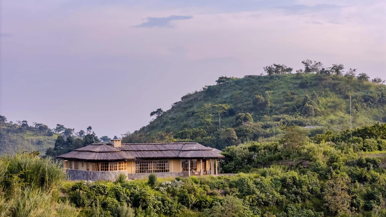 Green season closes over a forest lodge in western Uganda