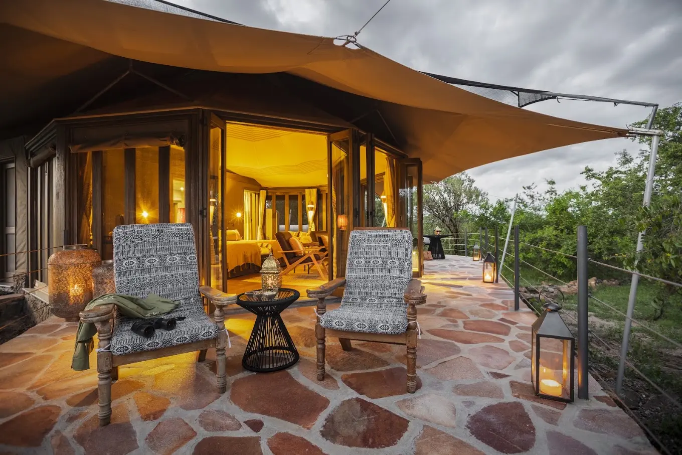 Ol Seki Hemingways Mara, selected for its setting and access to Maasai Mara.