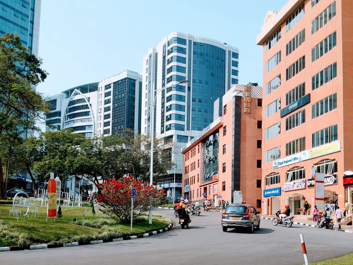 Kigali's streets, where the short road east begins