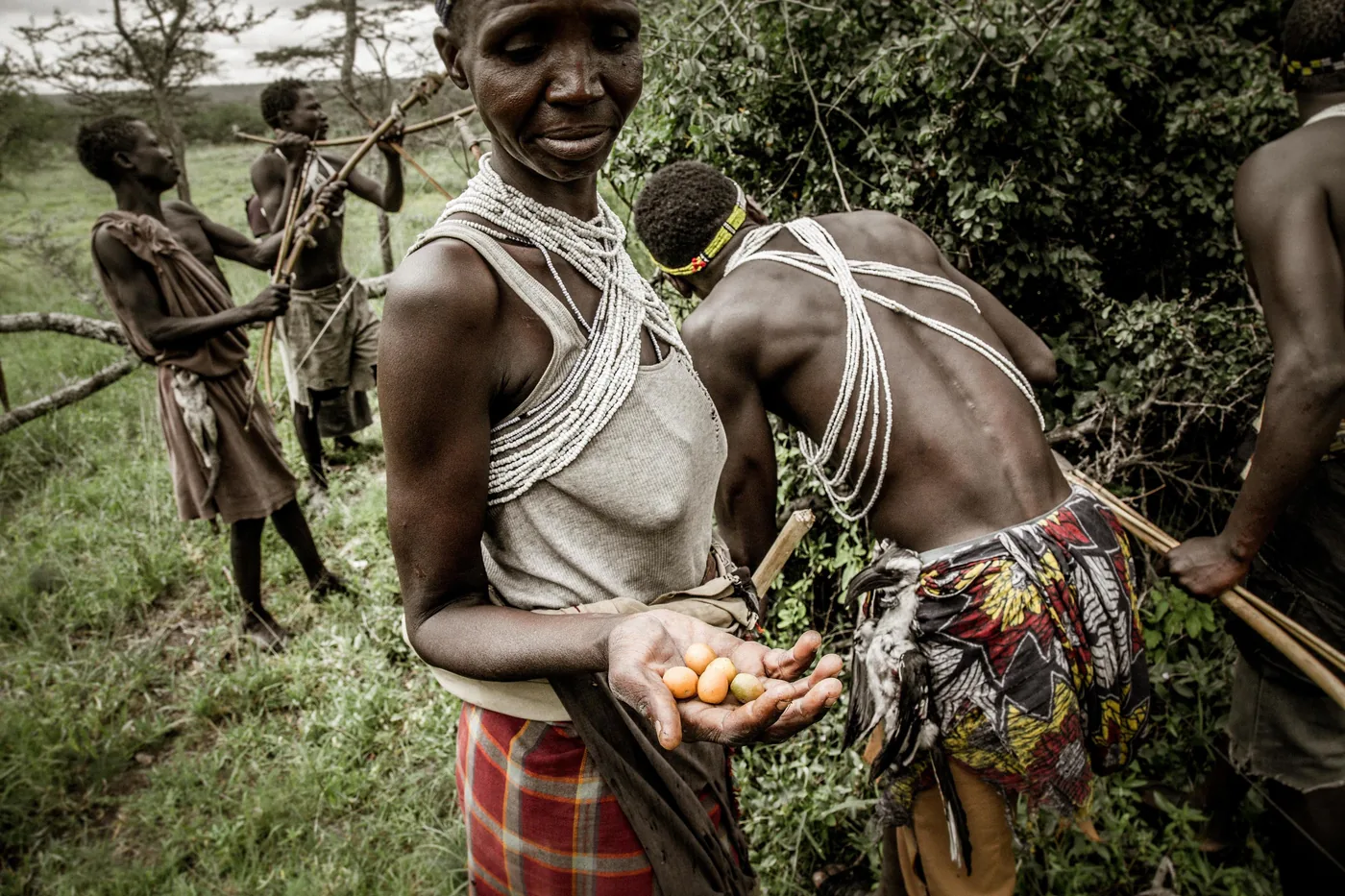 A warm welcome on a community visit