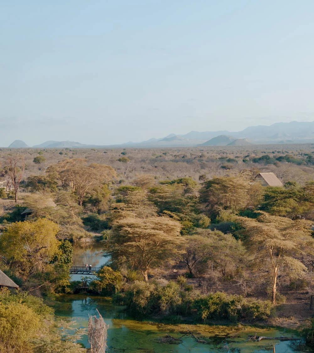 The springs and the hills beyond
