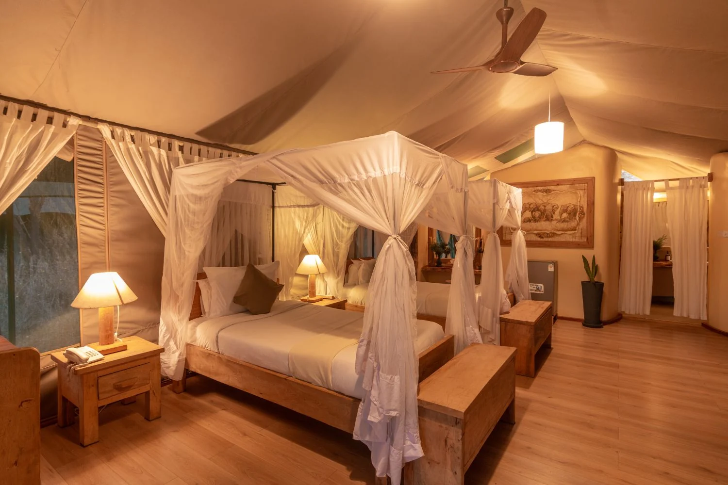 A twin tent