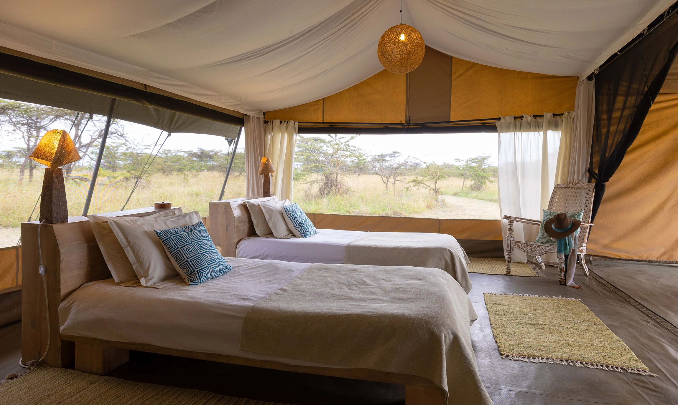 A twin tent
