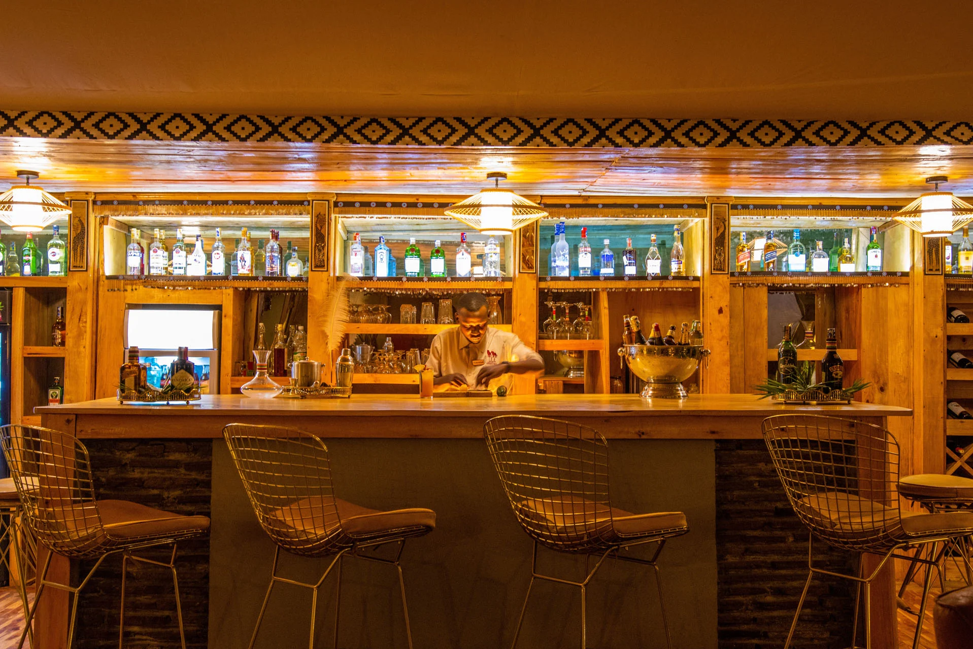 The bar