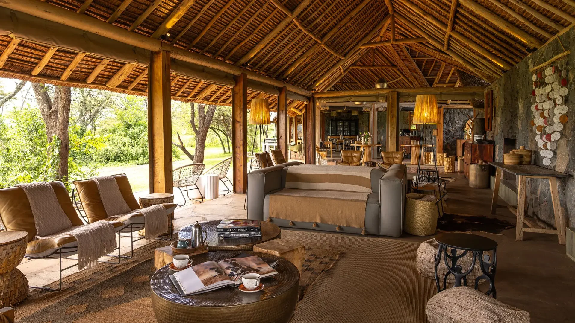 The lounge and bar