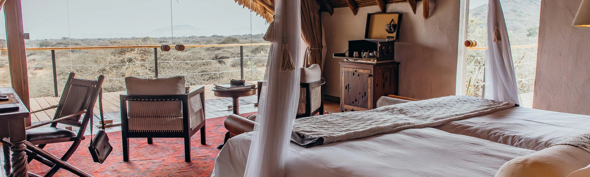 A suite with its private deck