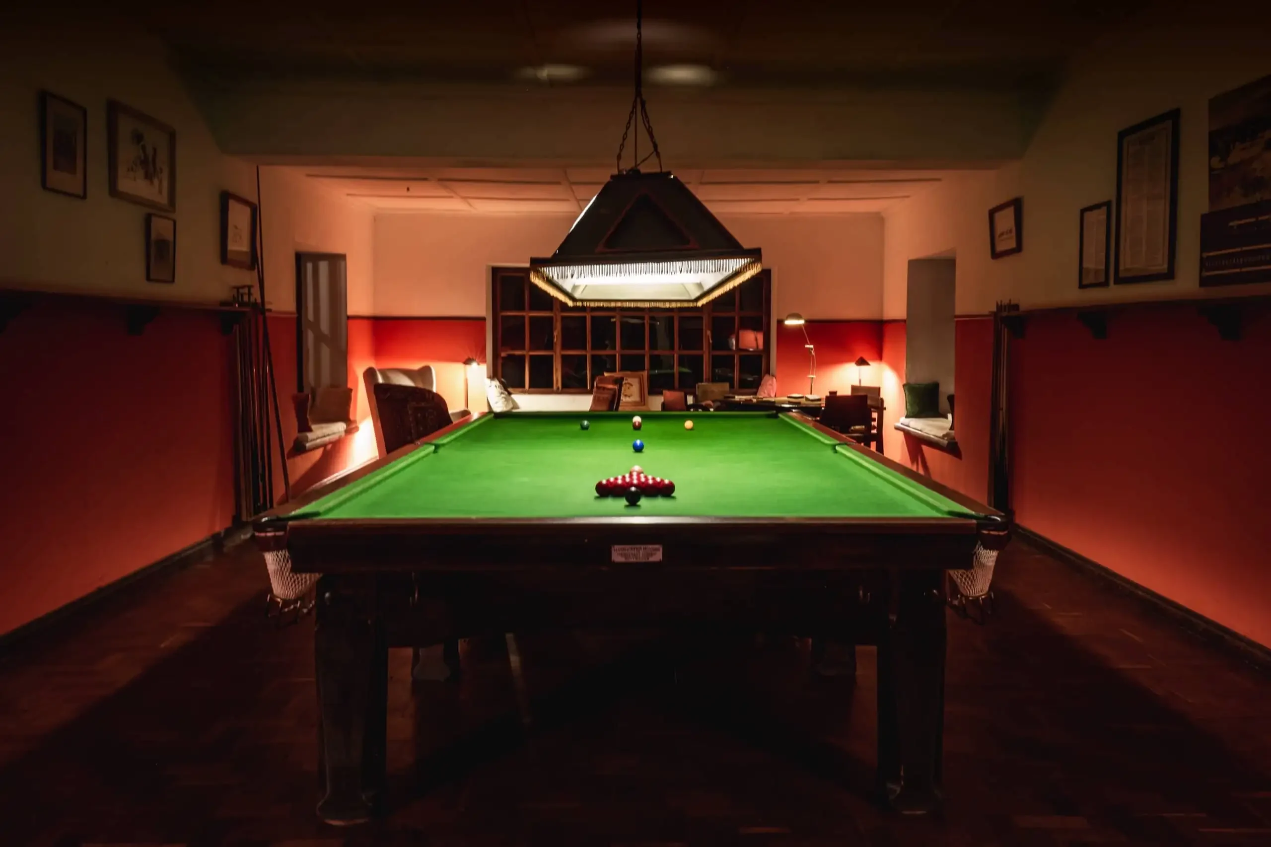 The billiard room