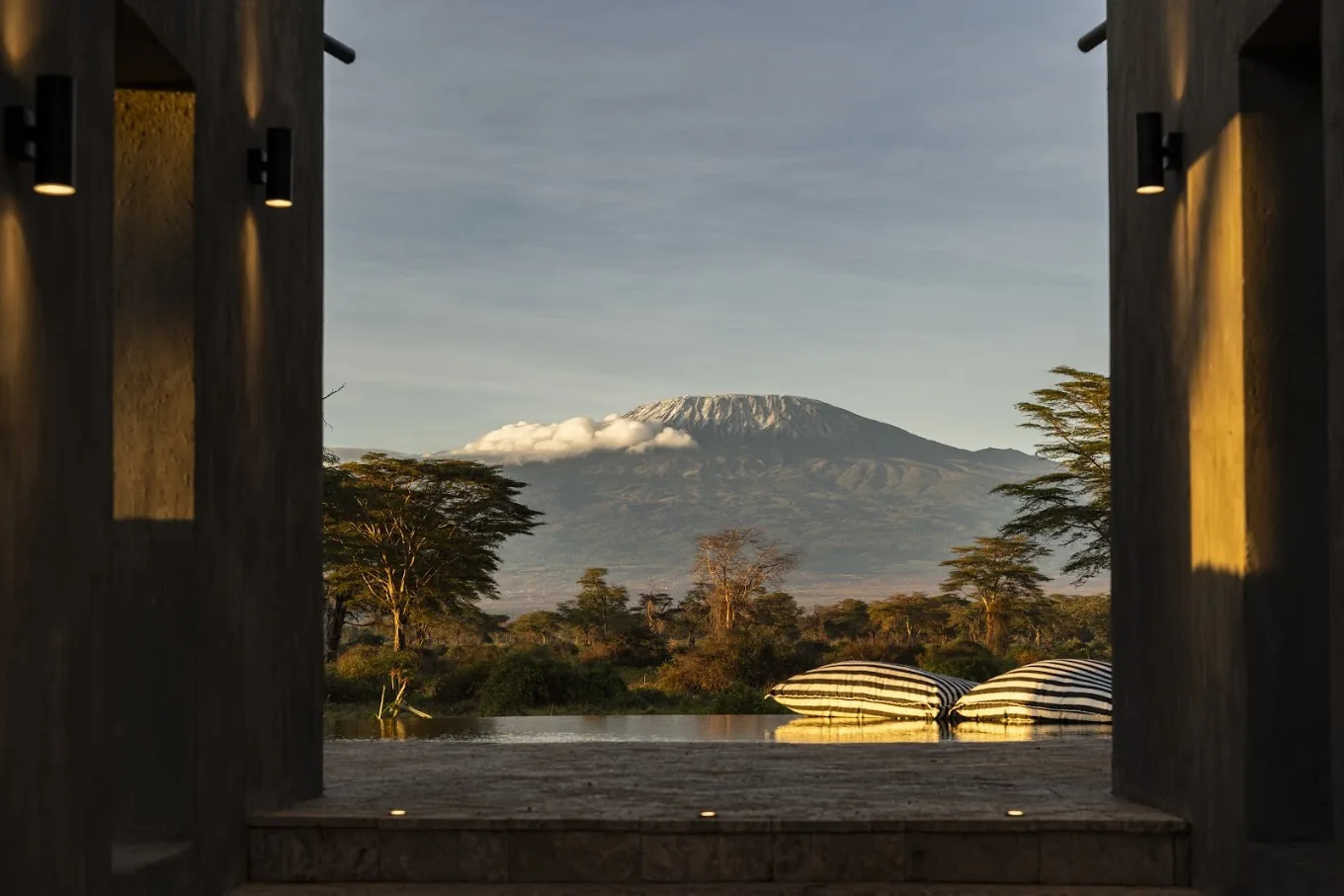Angama Amboseli, selected for its setting and access to Amboseli National Park.