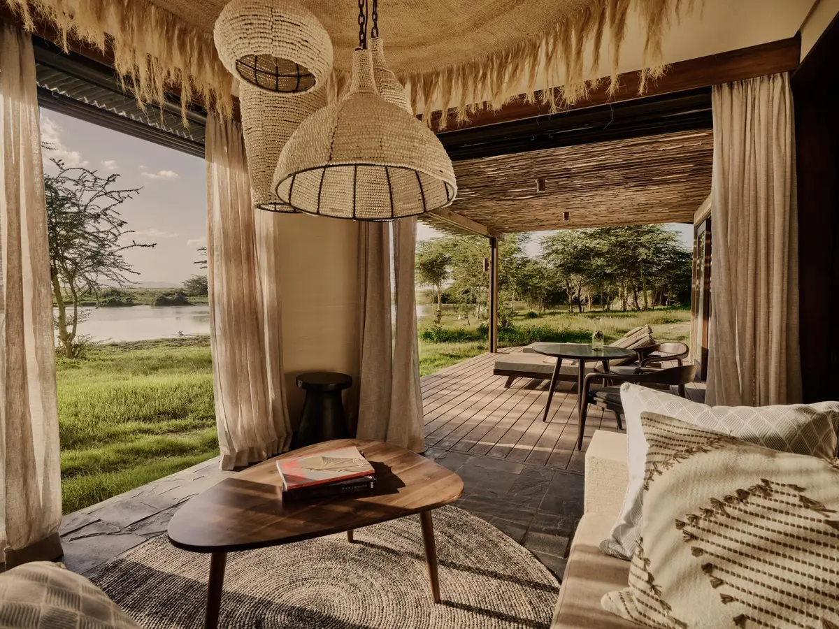 Kitilua Lodge A&K Sanctuary, selected for its setting and access to Amboseli National Park.