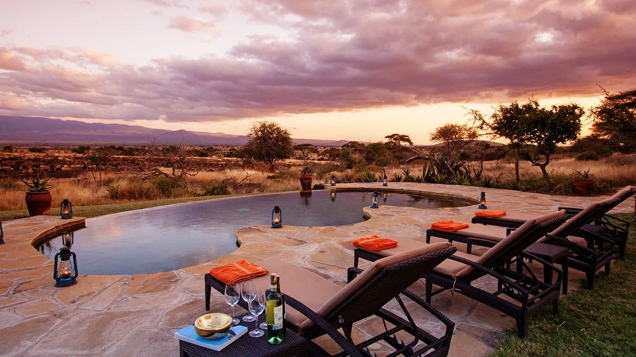 Tortilis Camp (Elewana), selected for its setting and access to Amboseli National Park.