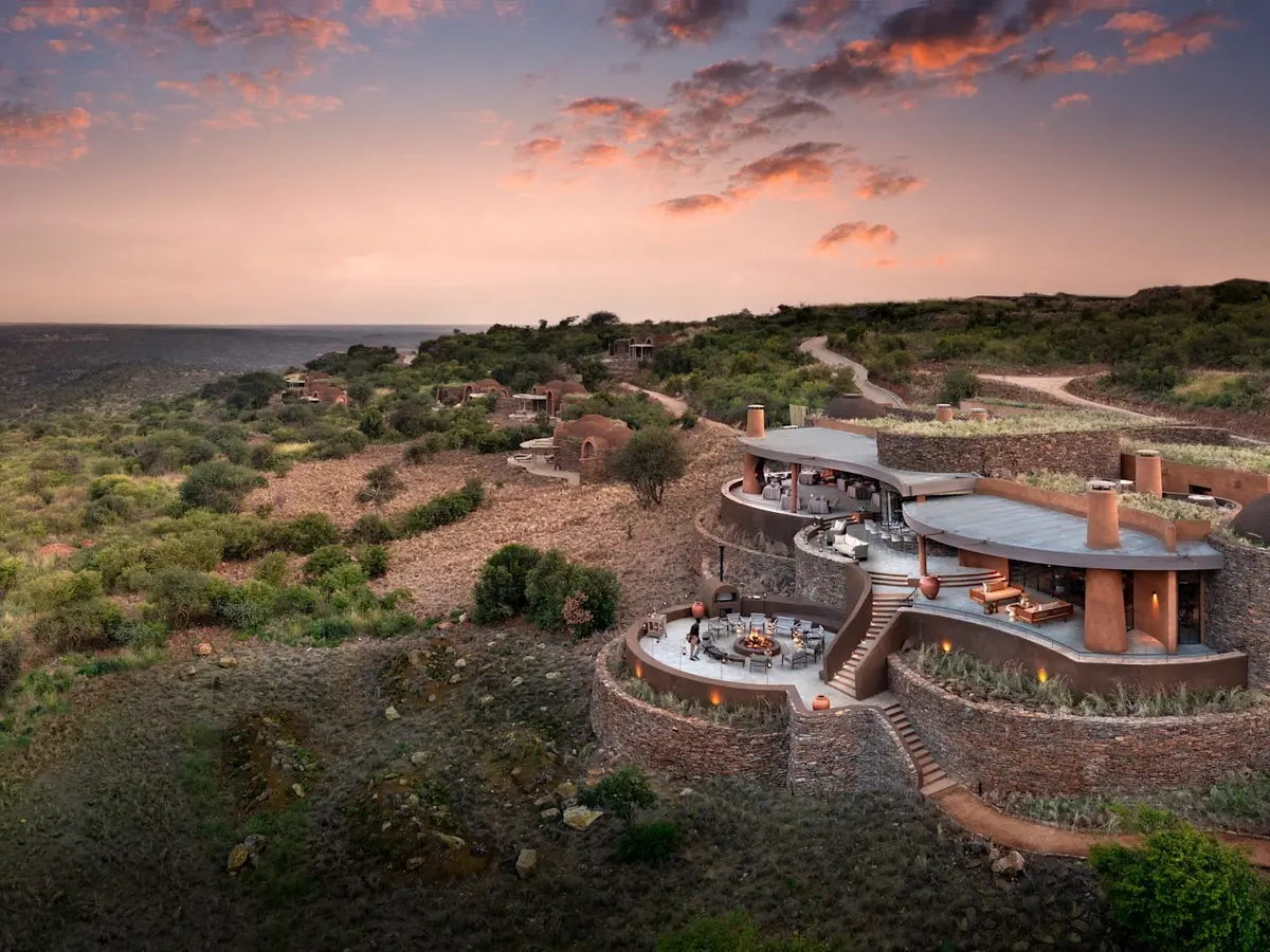 andBeyond Suyian Lodge, selected for its setting and access to Laikipia Plateau.