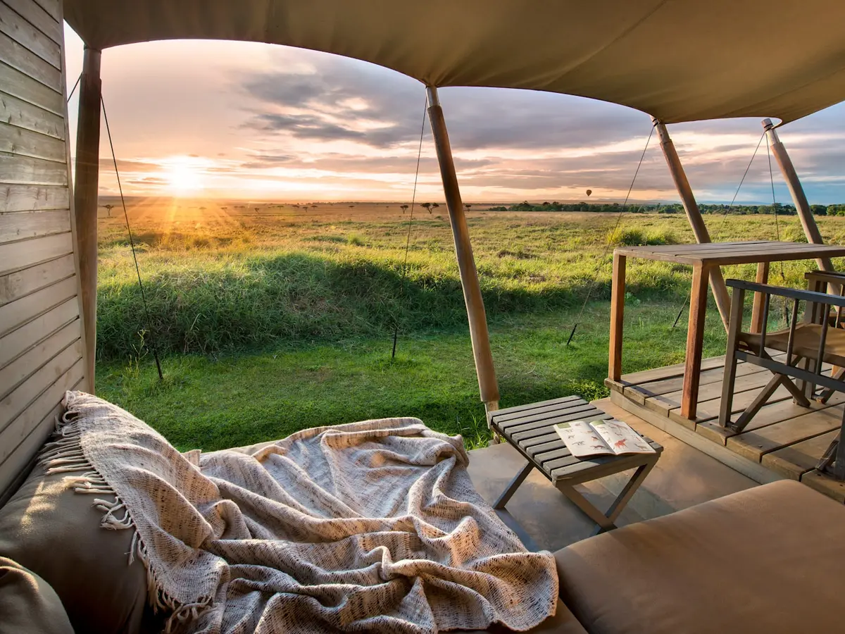andBeyond Kichawa Tembo, selected for its setting and access to Maasai Mara.