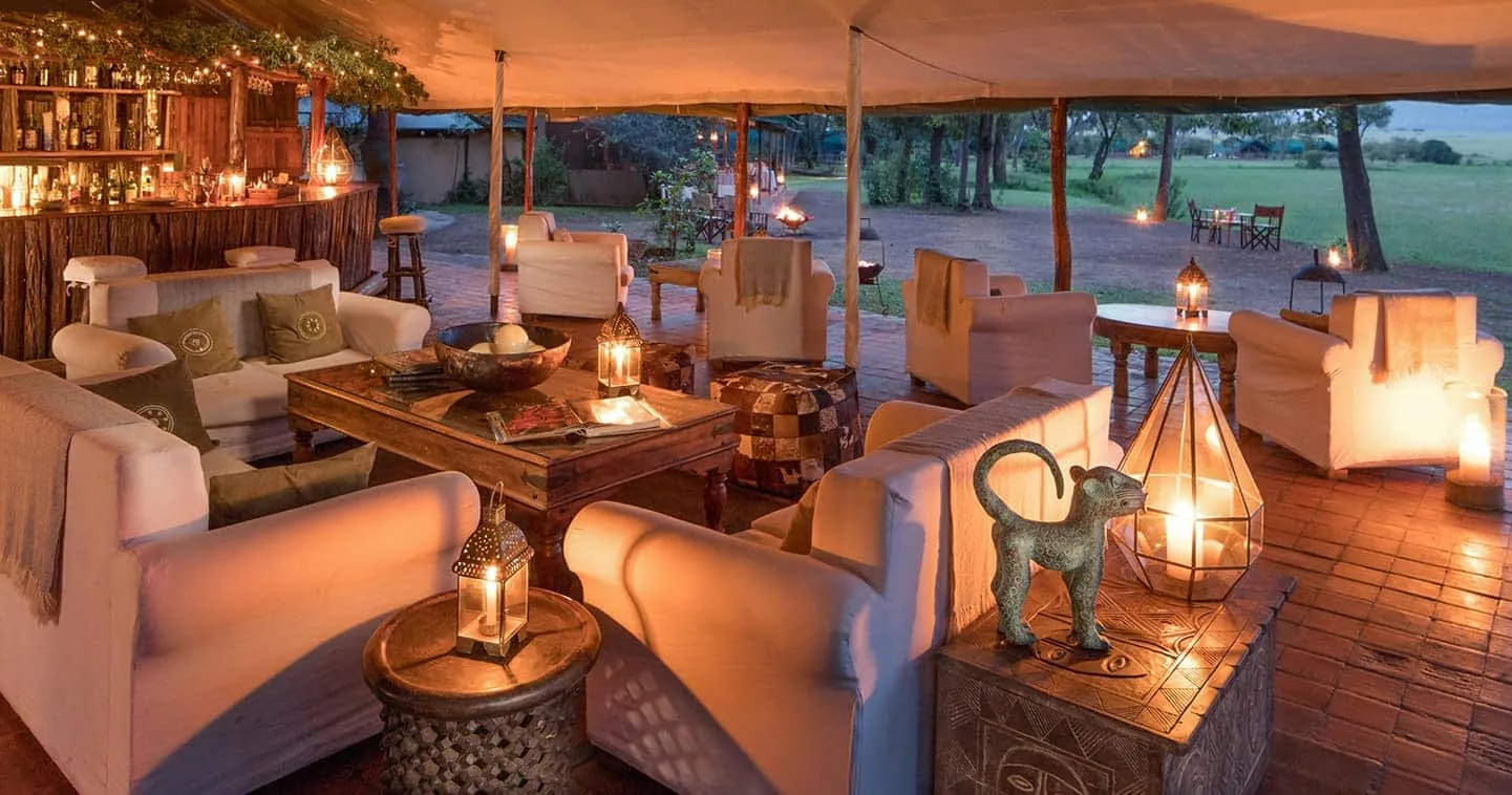 Little Governors' Camp, selected for its setting and access to Maasai Mara.