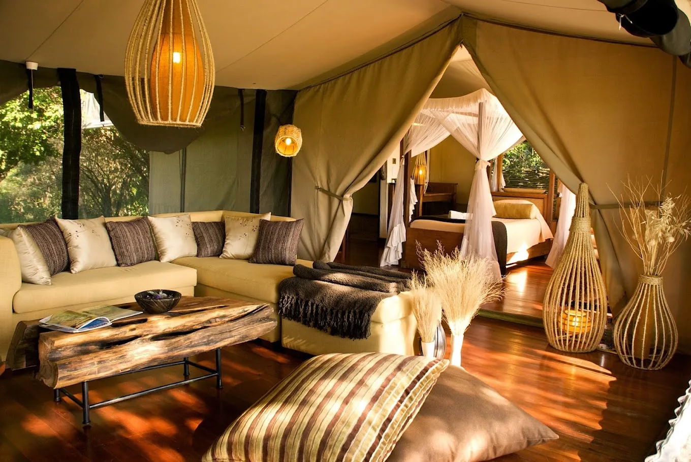 Mara Intrepids Camp, selected for its setting and access to Maasai Mara.