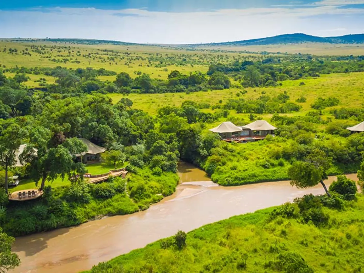 Sala's Camp, selected for its setting and access to Maasai Mara.