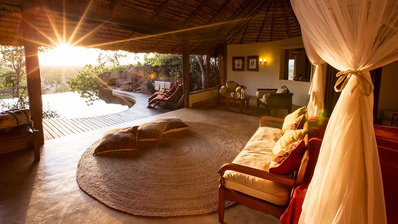 Elsa's Kopje (Elewana), selected for its setting and access to Meru National Park.