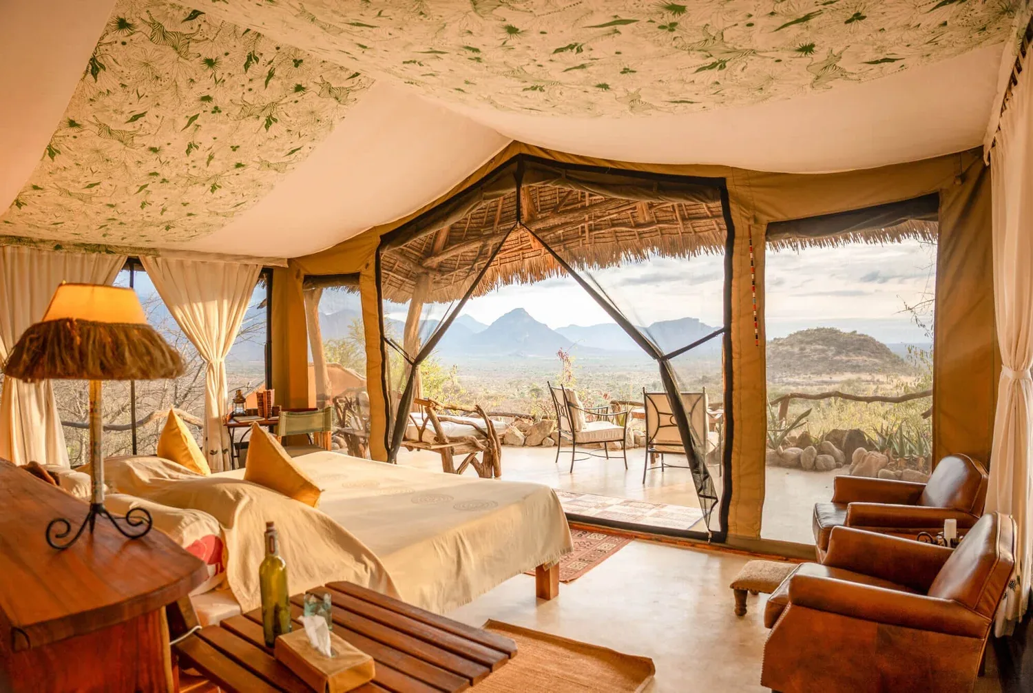 Sarara House (Min-4 Adults Exclusive use), selected for its setting and access to Samburu National Reserve.