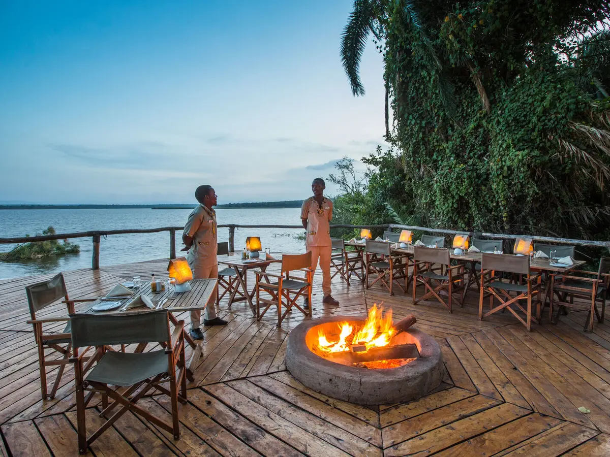 Ruzizi Tented Lodge, selected for its setting and access to Akagera National Park.