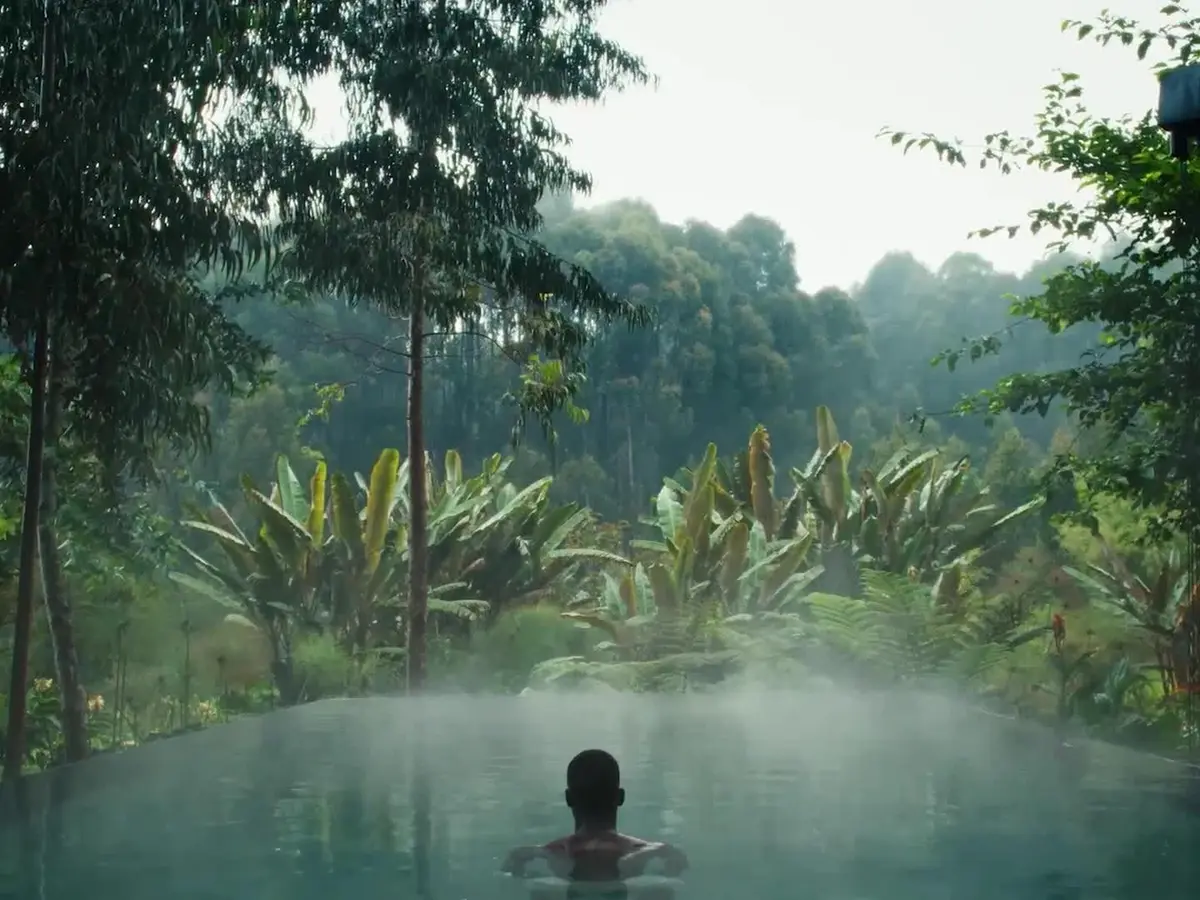 One&Only Gorilla's Nest, selected for its setting and access to Volcanoes National Park.