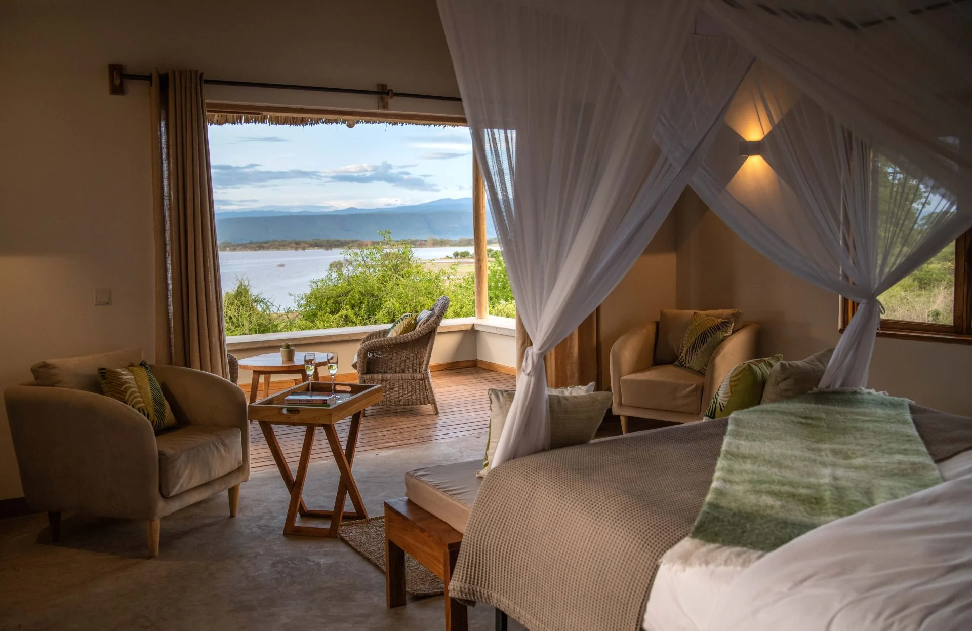 Manyara's Secret, selected for its setting and access to Lake Manyara National Park.