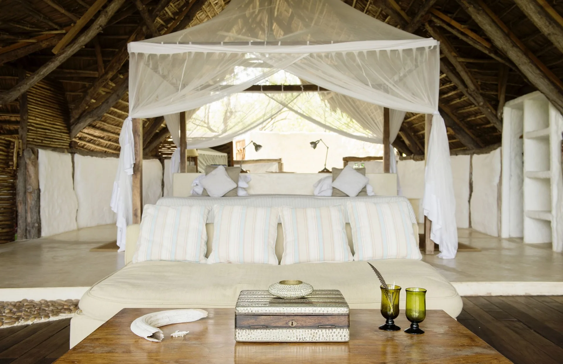 Sand Rivers Selous (Nomad), selected for its setting and access to Nyerere National Park.