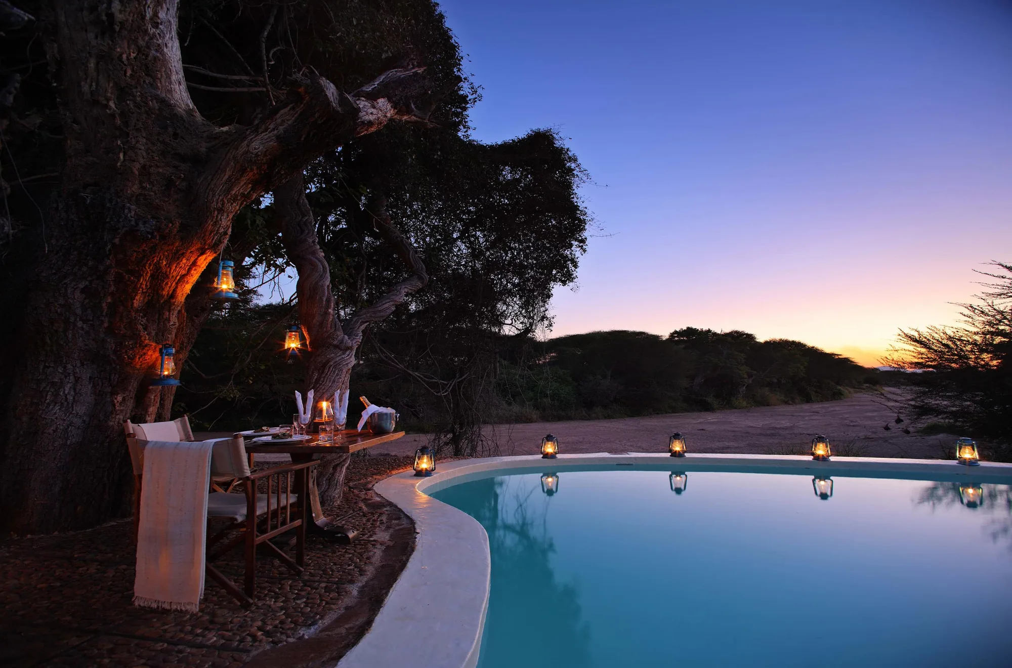 Jongomero Camp, selected for its setting and access to Ruaha National Park.