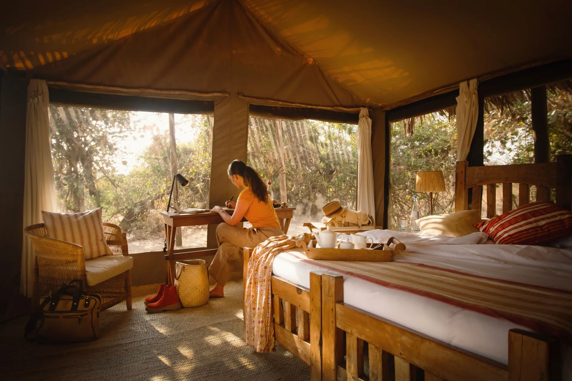 Kigelia Ruaha (Nomad), selected for its setting and access to Ruaha National Park.