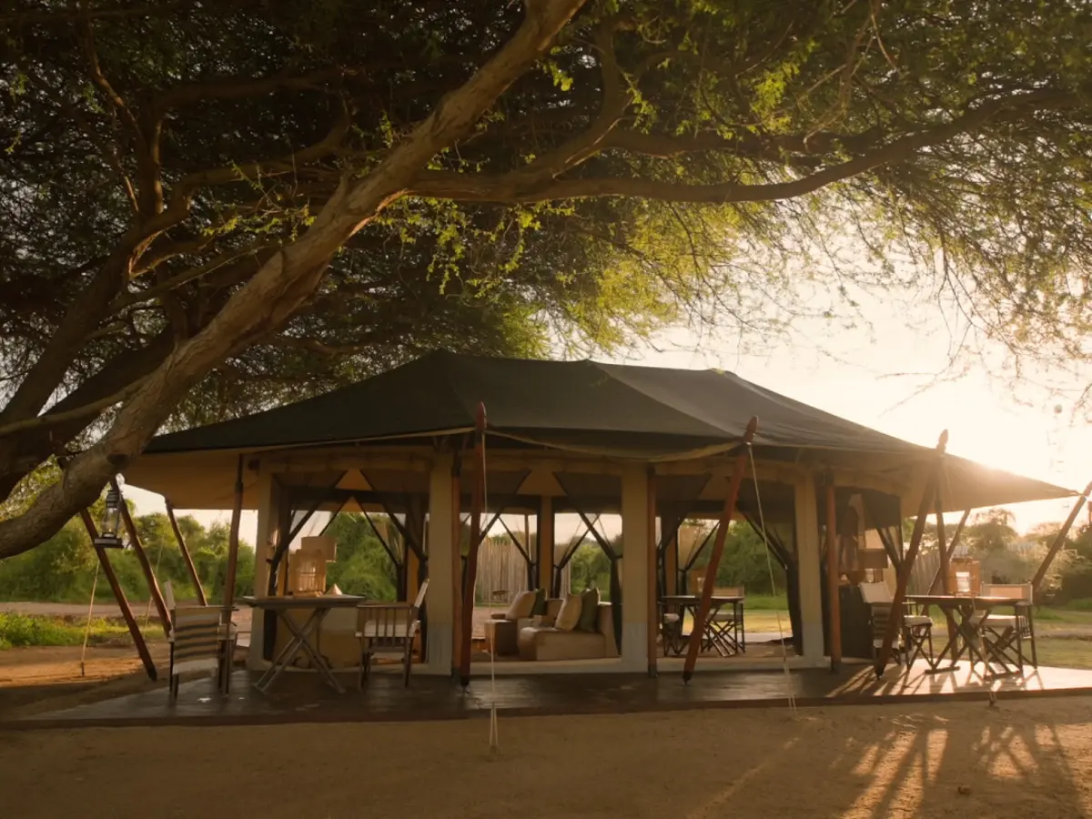 Mila Tented Camp, selected for its setting and access to Serengeti National Park.