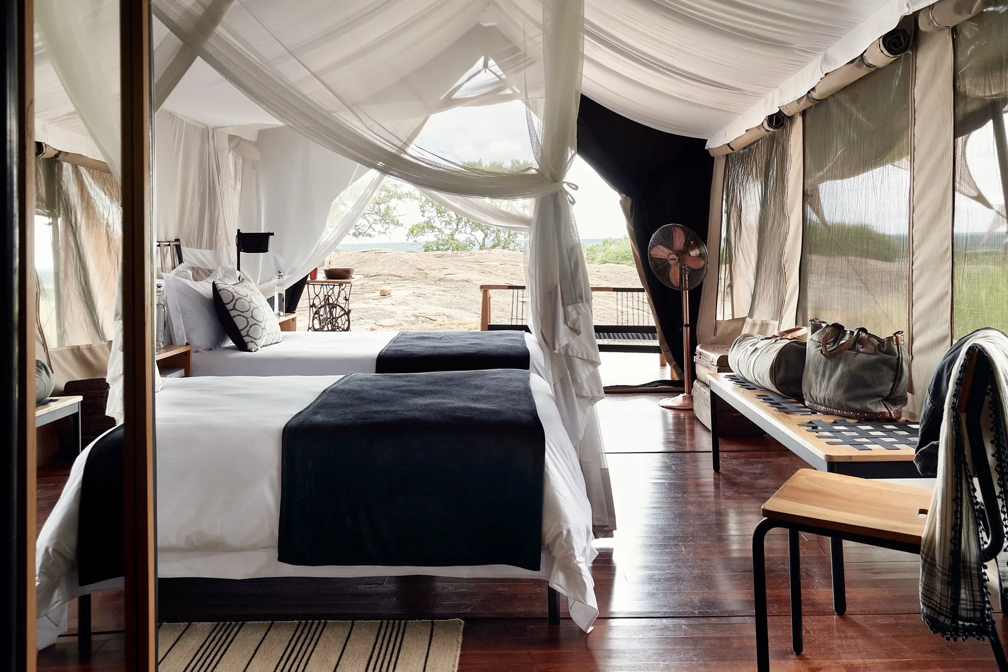 Sanctuary Kichakani, selected for its setting and access to Serengeti National Park.