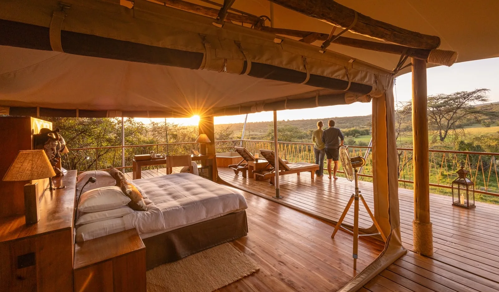 Serengeti Bushtops, selected for its setting and access to Serengeti National Park.