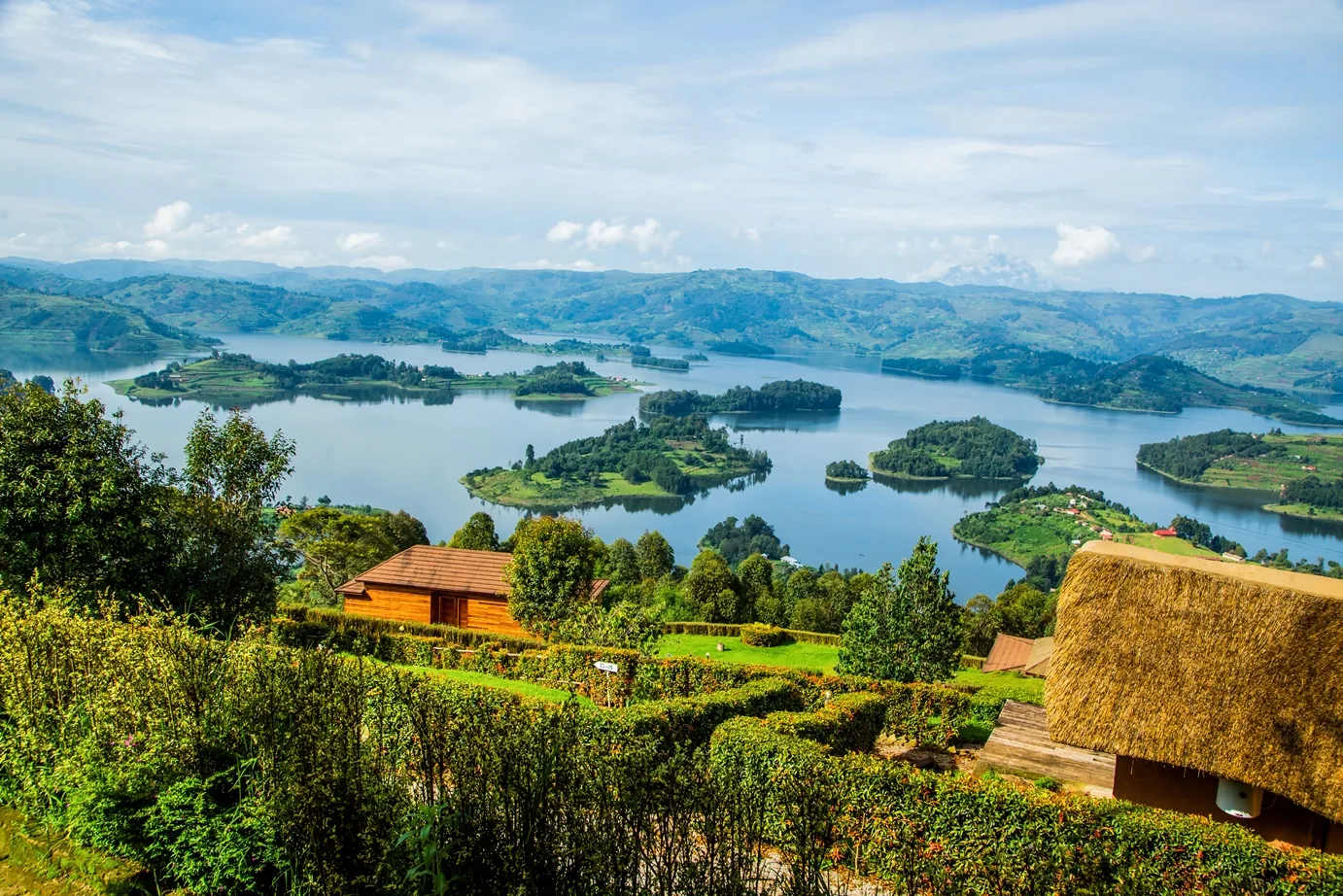 Arcadia Cottages Bunyonyi, selected for its setting and access to Lake Bunyonyi & Lake Mutanda.