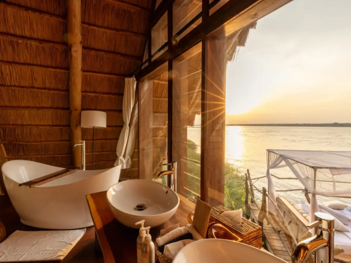 Nile Safari Lodge, selected for its setting and access to Murchison Falls National Park.