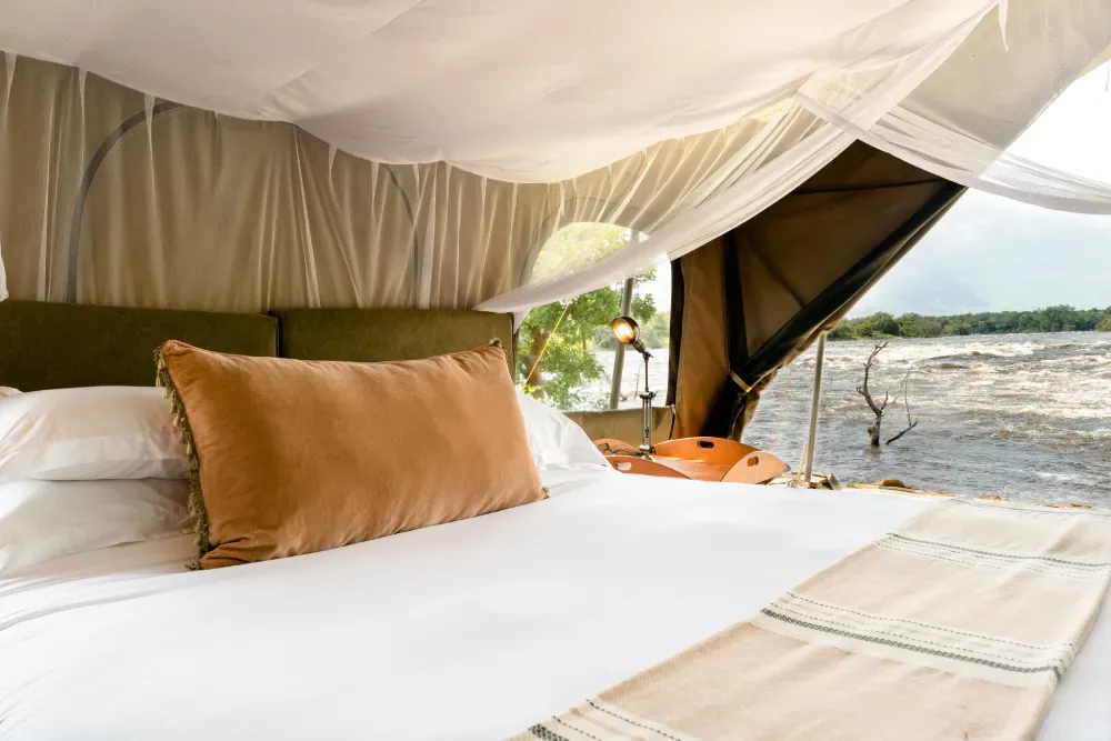Papa's Camp, selected for its setting and access to Murchison Falls National Park.