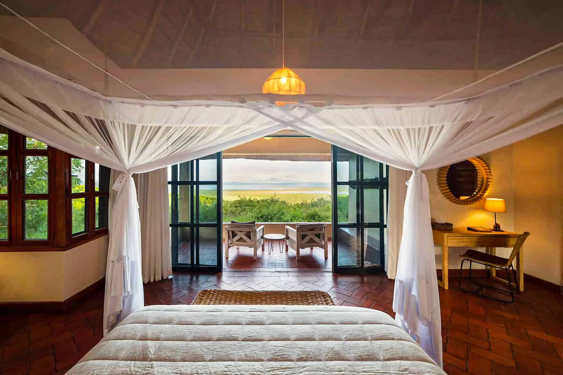 Elephant Plains Lodge, selected for its setting and access to Queen Elizabeth National Park.