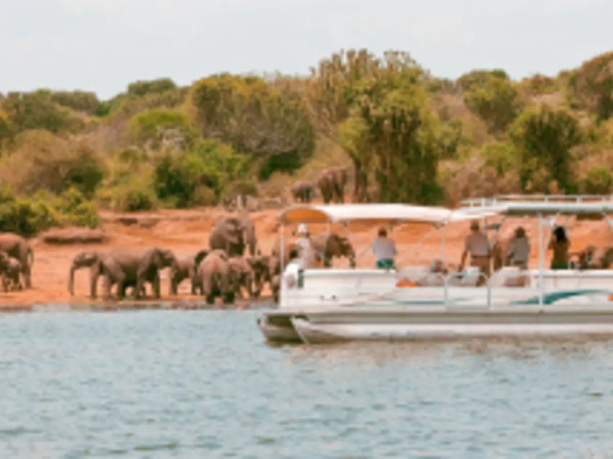 Mweya Safari Lodge, selected for its setting and access to Queen Elizabeth National Park.